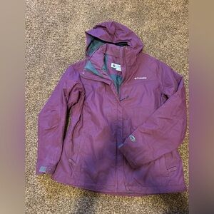 Columbia Purple Coat Size L - 2 coats